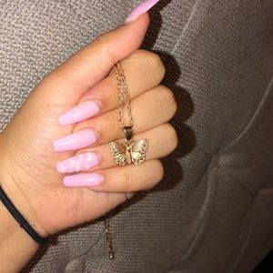 butterfly pendant necklace